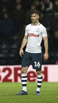 Andrew Hughes Collection: Andrew Hughes Brace Leads Preston North End to Victory over Derby County in SkyBet Championship