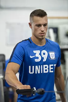 Football Collection: Billy Bodin Focused On Training