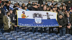 Skybet Championship Collection: Clash of Rivals: Preston North End vs. Blackburn Rovers Fans at Ewood Park during SkyBet