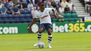 Images Dated 4th August 2018: Darnell Fisher On The Ball At Deepdale