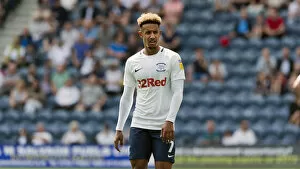 Images Dated 4th August 2018: DK, PNE v QPR Callum Robinson Home Kit (3)