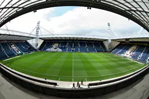 Football Collection: Fish Eye View Of Deepdale