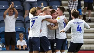 Images Dated 4th August 2018: Group Celebration For Alan Browne