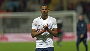 Football League Collection: Lukas Nmecha Applauds Fans After Cup Win