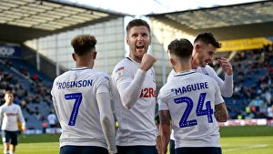 Football League Collection: Paul Gallagher Shows His Passion As PNE Beat Wigan Athletic