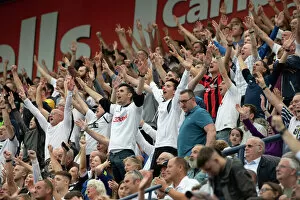 Deepdale Collection: PNE Fans Make Some Noise Against Bolton Wanderers