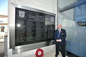 2018 Collection: PNE Historian Unveils New Permanent Memorial At Deepdale